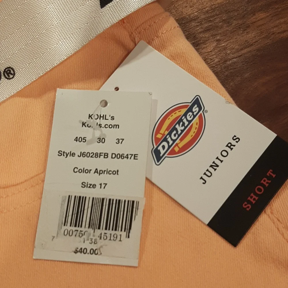 Dickies Juniors Cuffed Shorts